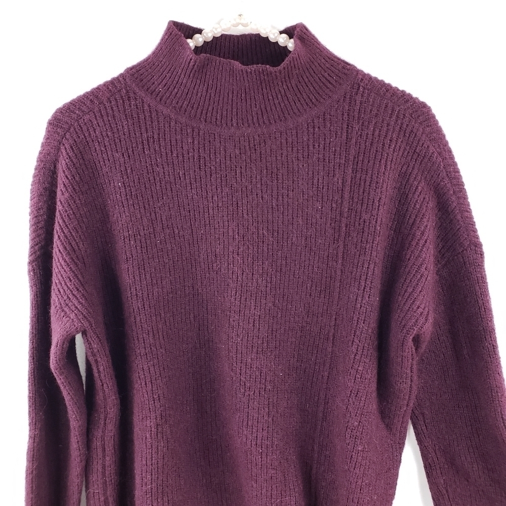 Halogen Wool Blend Ribbed Sweater - Picture 2 of 6
